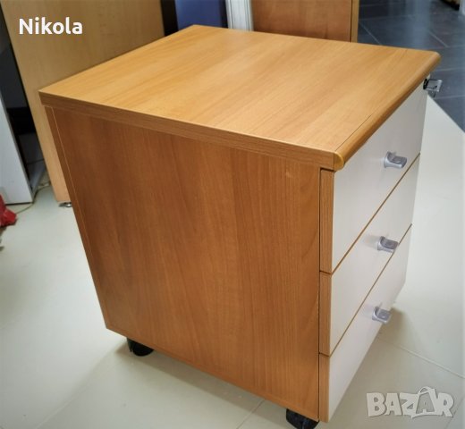 Шкафче за бюро на колела - контейнер със заключване 42/53/59см, снимка 16 - Шкафове - 40879807