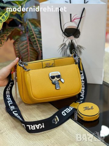 Дамска чанта Karl Lagerfeld, снимка 1 - Чанти - 32266806