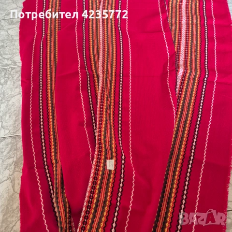 Традиционна българска покривка с подарък търлъчки. , снимка 3 - Покривки за маси - 53290352