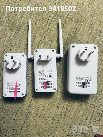 Комплект 3 бр адаптери STRONG Powerline 600  и 1000 с контакт, до 600 Mbit/s или 1000 Mbit/s, снимка 8 - Мрежови адаптери - 49328129