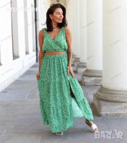 Дамски комплект от две части топ и пола Endrizzi, 4цвята , снимка 7 - Комплекти - 50210857