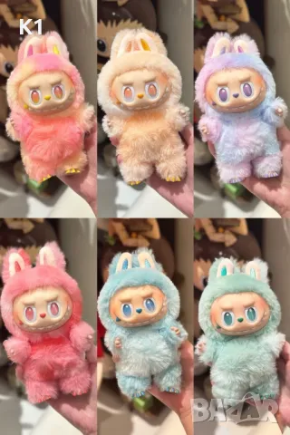 Labubu играчка 17см, Лабубу Big Into Energy Pop Mart ключодържател, снимка 4 - Плюшени играчки - 50342599