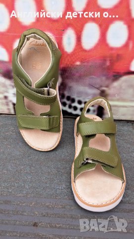 Английски детски сандали естествена кожа-CLARKS , снимка 2 - Детски сандали и чехли - 40725010