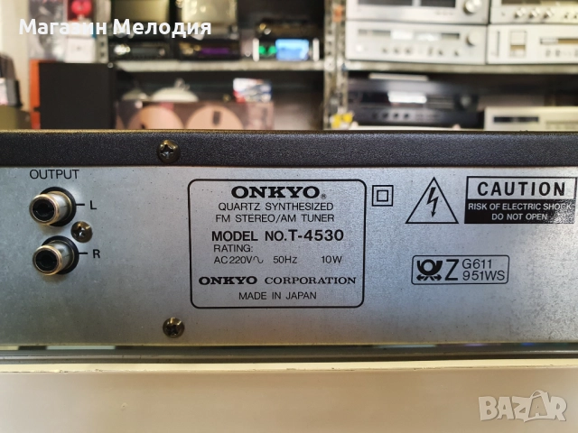 Тунер Onkyo T-4530 В отлично техническо и визуално състояние., снимка 10 - Декове - 41208565