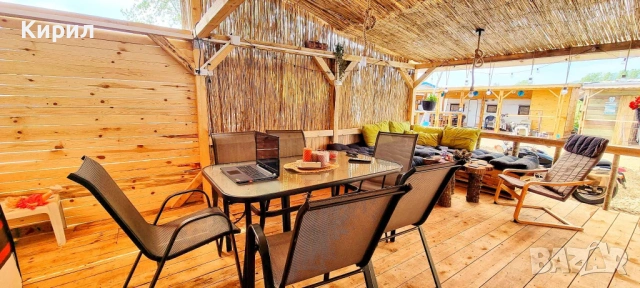 Стационарнa караванa с голям навес на Градина, снимка 4 - Каравани под наем - 53219305