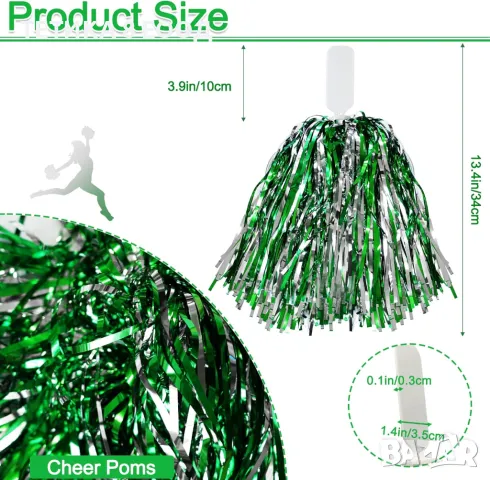 Помпони, комплект 6 броя, снимка 4 - Фен артикули - 50209036