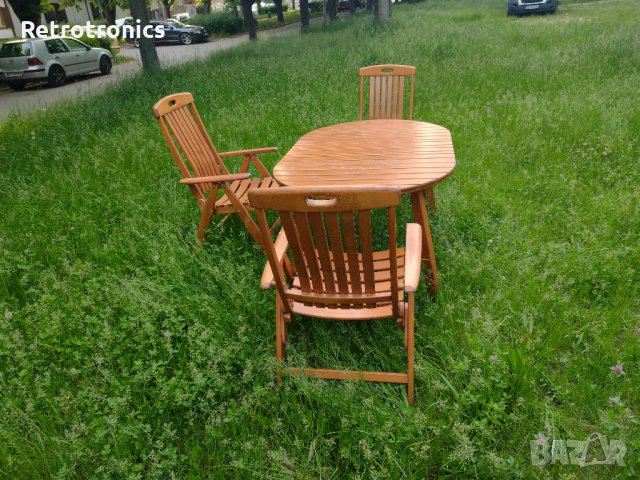 Kettler маса и столове, снимка 3 - Столове - 32986879