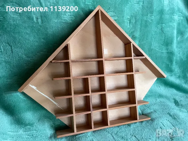 3бр френски винтидж етажерки от дърво за миниатюри, снимка 2 - Декорация за дома - 48160016