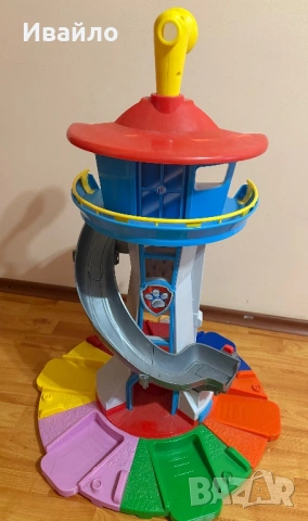 Кула Пес Патрул + фигурки и превозни средства, снимка 3 - Фигурки - 53142292