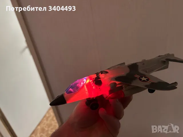 Самолет, светеща играчка, снимка 4 - Други - 50434722