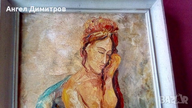 Маслена картина платно подписана, снимка 13 - Картини - 36648682