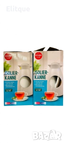 Стилна и практична изолирана кана, термос – перфектният избор за офиса, пикник и къмпинг, снимка 5 - Кани - 52742590