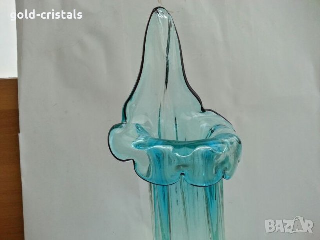 ваза кристално стъкло , снимка 2 - Антикварни и старинни предмети - 27309894