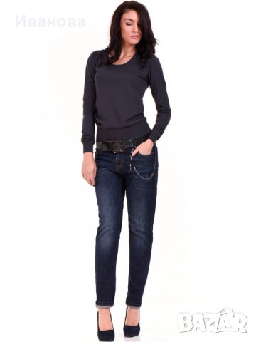 Estero Ragazza Дънки от висок клас деним с кожен колан , снимка 9 - Дънки - 43258842