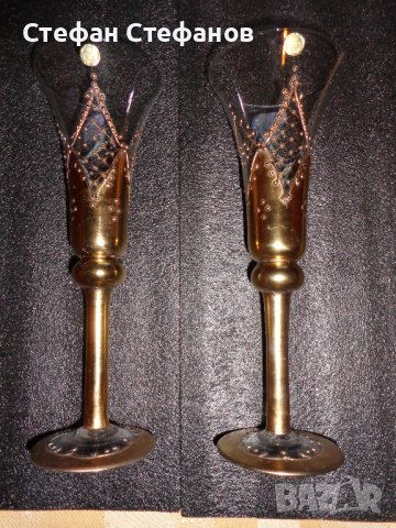  Ритуални чаши за сватбено тържество, снимка 13 - Декорация за дома - 39090276