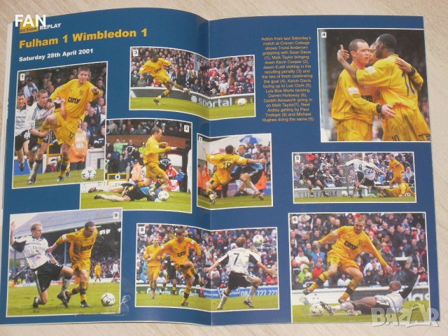 УИМБЪЛДЪН оригинални футболни програми 2000/01 - Шефилд Юнайтед, Уест Бромич, Престън, Шефилд Уензди, снимка 12 - Фен артикули - 38852044