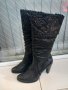 Елегантни дамски ботуши № 39 - естествена кожа, снимка 8