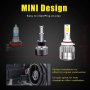 Комплект LED Лед Диодни Крушки за фар F32 Mini H1 50W - 10800Lm 6000K Cool White , снимка 7