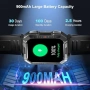 Нов Blackview Military Smart Watch – Смарт часовник с обаждания, 900mAh батерия, фенер, компас, SpO2, снимка 2