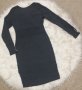 СТРАХОТНА рокля по тялото в цвят графит от много еластично и много фино плетиво , снимка 7