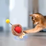 Интерактивна търкаляща се топка за котка. Самотъркаляща се играчка за котки. Автоматично топче , снимка 3