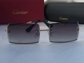 Cartier Мъжки слънчеви очила правоъгълни 3 цвята черни кафяви сини, снимка 17