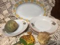 Порцеланови чинии и плато с есенни мотиви, снимка 1 - Сервизи - 38572505