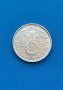 2 райхсмарки 1938 г Е, Германия - сребърна монета, снимка 1 - Нумизматика и бонистика - 44080569