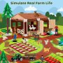 Голям комплект детска ферма с килим за игра, снимка 8