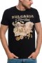 Нова мъжка черна тениска с трансферен печат България - Treasure Land (Земя на съкровищата), снимка 1 - Тениски - 27987779