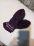 ръчно плетени бебшки чорапи ,ходило 10 см., снимка 2