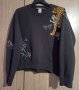 Дамска блуза H&M, размер S, с бродерии., снимка 1 - Блузи с дълъг ръкав и пуловери - 38959768