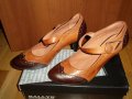Красиво съчетание на цветове- обувки " Ballys" в кафяв цвятс каишка- заделова дама--за деловата дама, снимка 3