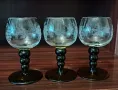 Стъклени чаши 3 броя. , снимка 2