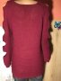 💄Плетена туника с рязани ръкави в цвят бордо,м,л размер, снимка 2