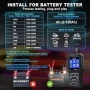 Нов BT60 Pro цифров тестер 2Ah–120Ah за коли, камиони, мотори и лодки, снимка 4