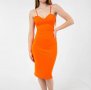 Дамскa рокля в оранжево, снимка 1 - Рокли - 36980239