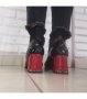 Дамски обувки D 455 black/red, снимка 3