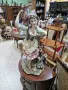 Уникална огромна антикварна колекционерска порцеланова фигура статуетка Capodimonte , снимка 3