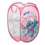 Сгъваема кутия за играчки, Розов цвят с дизайн Stitch, Плат, снимка 1