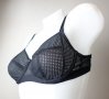 Chantelle 75B черен сутиен мрежеста материя, снимка 3
