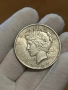 1 долар 1922 г, САЩ / Peace Dollar - сребърна монета, снимка 5