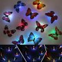 5 броя за 8лв.  LED нощни светлини Пеперуди стенни стикери - 7CM 3D стенни светлини Стикери Украса , снимка 1 - Декорация за дома - 27347053