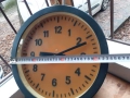Голям български индустриален гаров електрически часовник, снимка 3