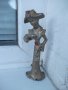 Фигура стара метална на градска жена от хайлайфа - 322 гр., снимка 9