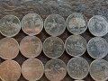 Уникална пълна колекция монети 25 цента, 1/4 долар., снимка 5