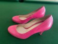 Дамски обувки естествена кожа розови, снимка 1 - Дамски обувки на ток - 43450167