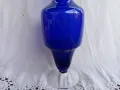 Винтидж ваза кобалт, снимка 5