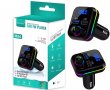  Авто FM трансмитер Pixlink BT-M34, Bluetooth 5.0, Handsfree, RGB, LED дисплей, 2 x USB, 12V-24V, снимка 6