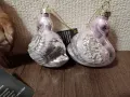 Уникални и красиви стъклени играчки за елха., снимка 3